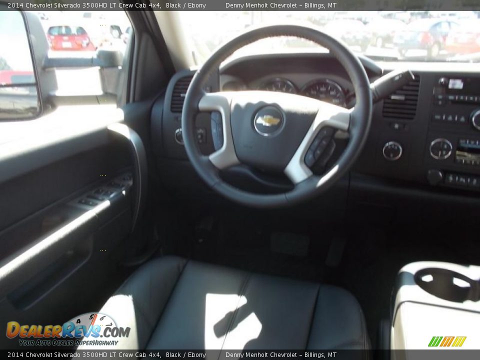 2014 Chevrolet Silverado 3500HD LT Crew Cab 4x4 Black / Ebony Photo #8