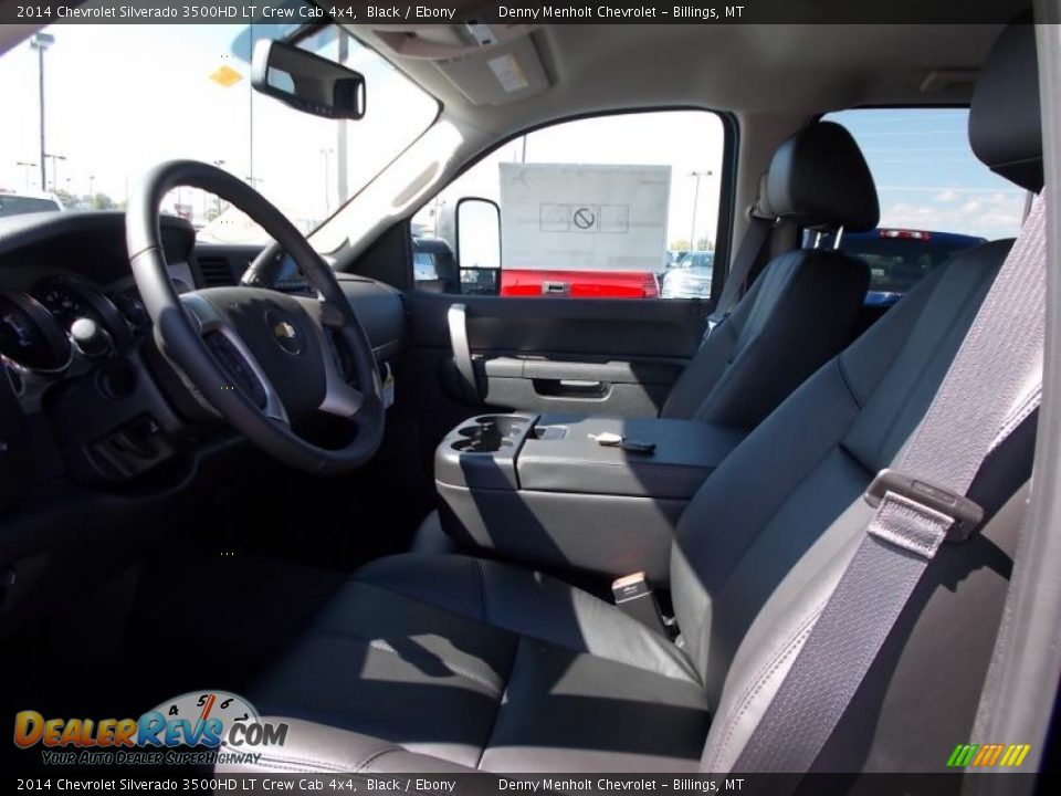 2014 Chevrolet Silverado 3500HD LT Crew Cab 4x4 Black / Ebony Photo #10