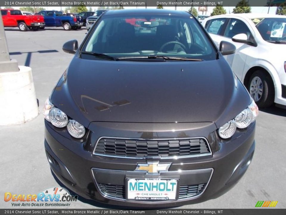 2014 Chevrolet Sonic LT Sedan Mocha Bronze Metallic / Jet Black/Dark Titanium Photo #5