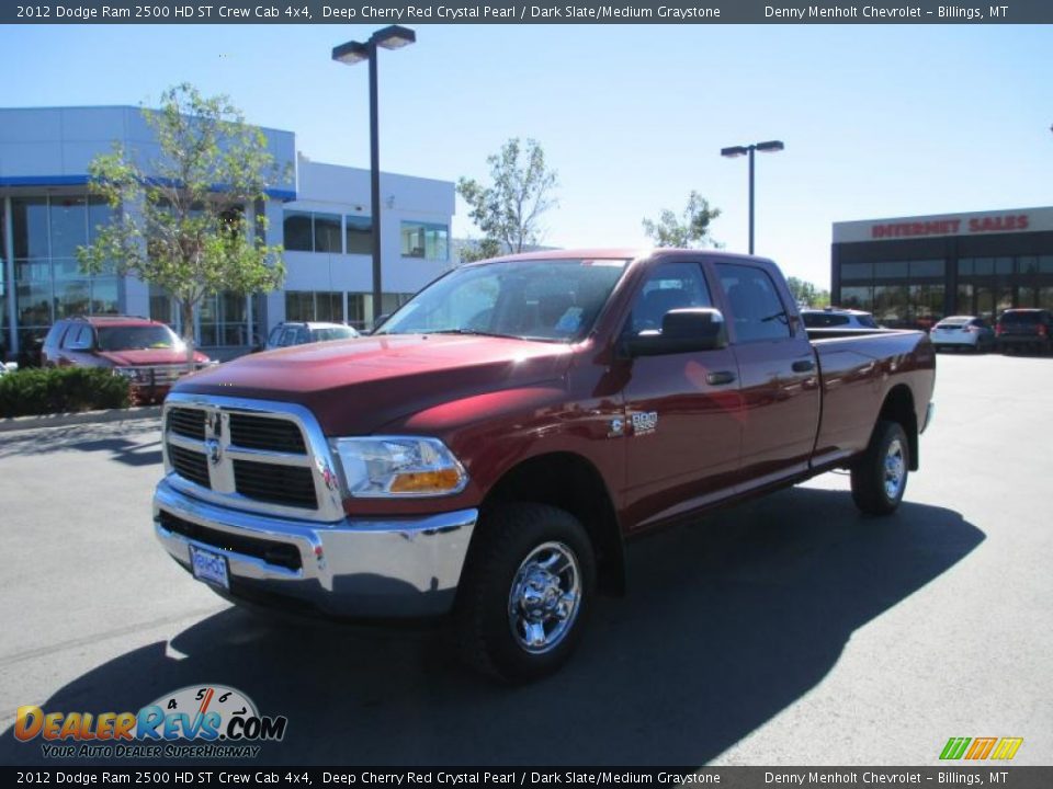 2012 Dodge Ram 2500 HD ST Crew Cab 4x4 Deep Cherry Red Crystal Pearl / Dark Slate/Medium Graystone Photo #2