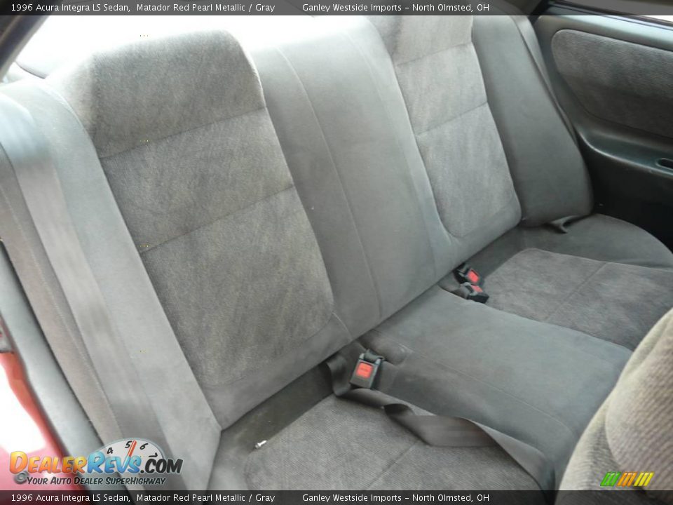 1996 Acura Integra LS Sedan Matador Red Pearl Metallic / Gray Photo #6
