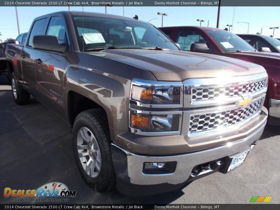 2014 Chevrolet Silverado 1500 LT Crew Cab 4x4 Brownstone Metallic / Jet Black Photo #1