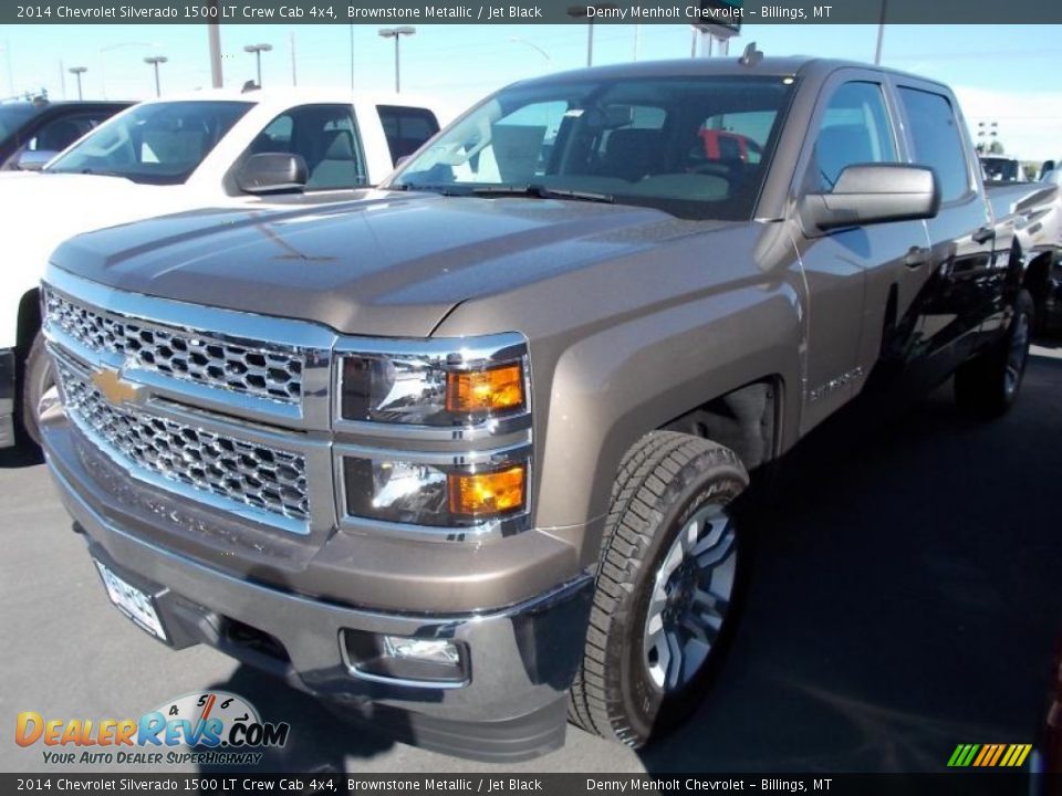 2014 Chevrolet Silverado 1500 LT Crew Cab 4x4 Brownstone Metallic / Jet Black Photo #3