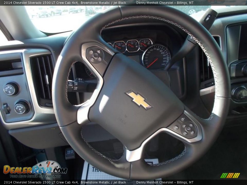 2014 Chevrolet Silverado 1500 LT Crew Cab 4x4 Brownstone Metallic / Jet Black Photo #12