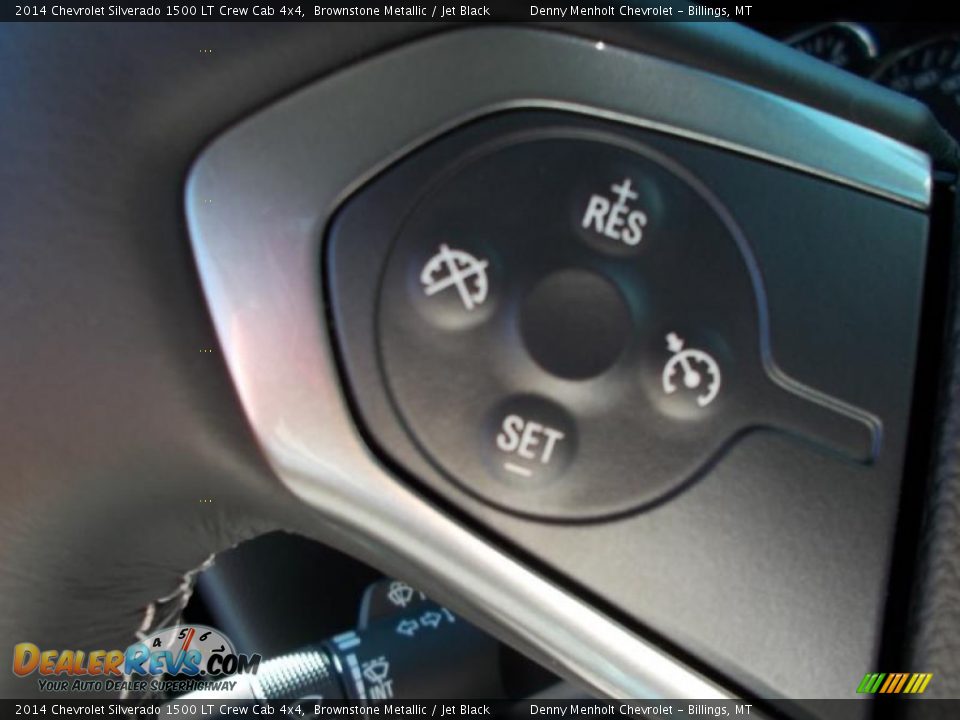 2014 Chevrolet Silverado 1500 LT Crew Cab 4x4 Brownstone Metallic / Jet Black Photo #13