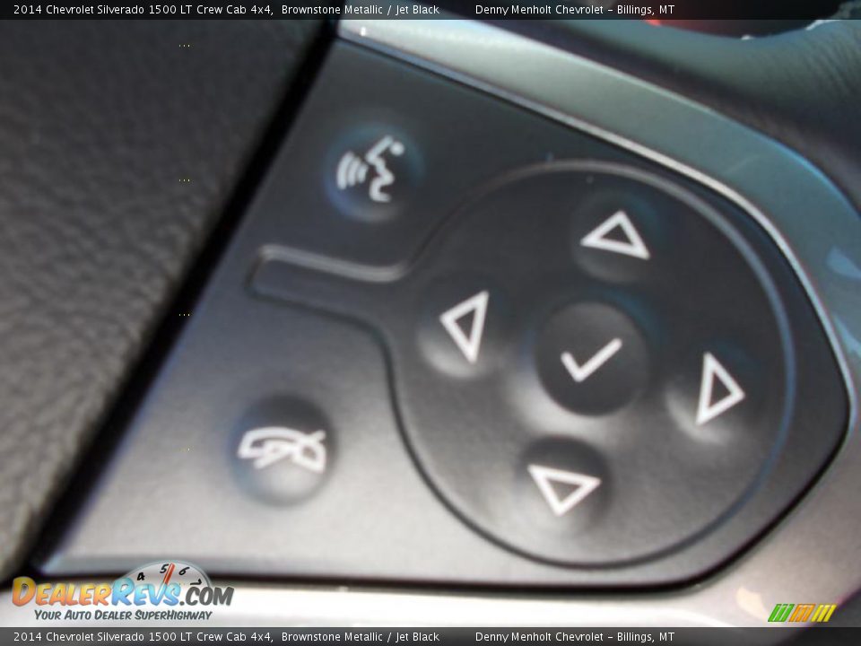 2014 Chevrolet Silverado 1500 LT Crew Cab 4x4 Brownstone Metallic / Jet Black Photo #14