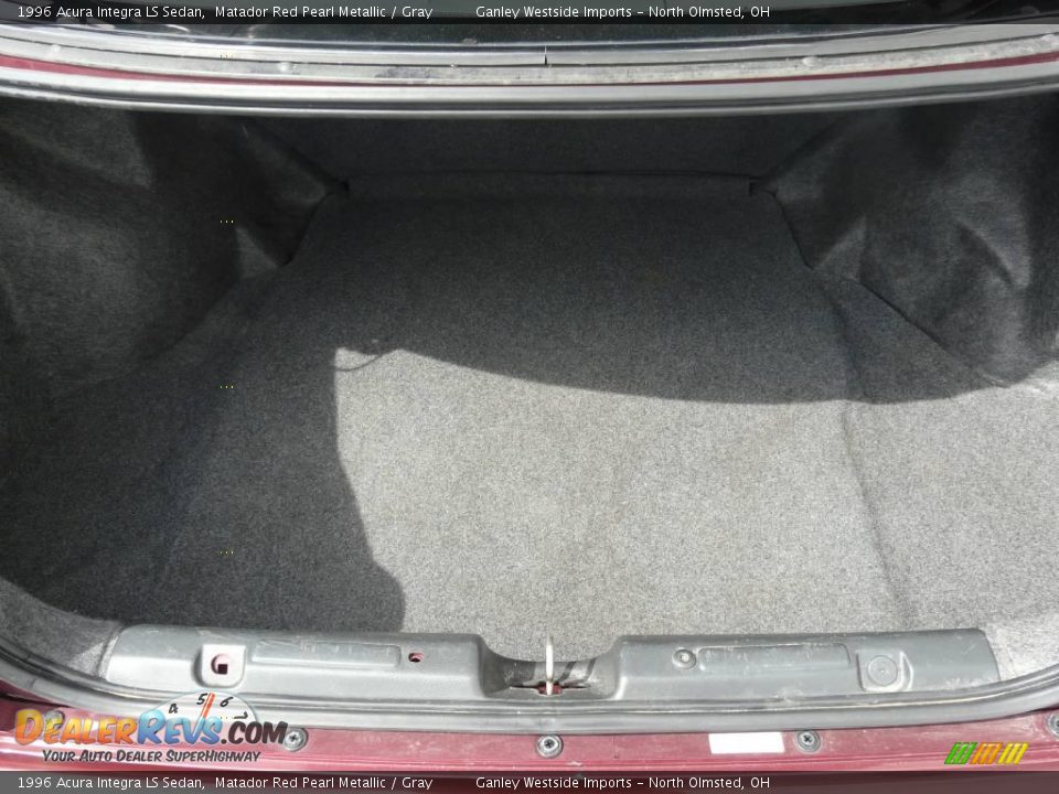 1996 Acura Integra LS Sedan Matador Red Pearl Metallic / Gray Photo #19