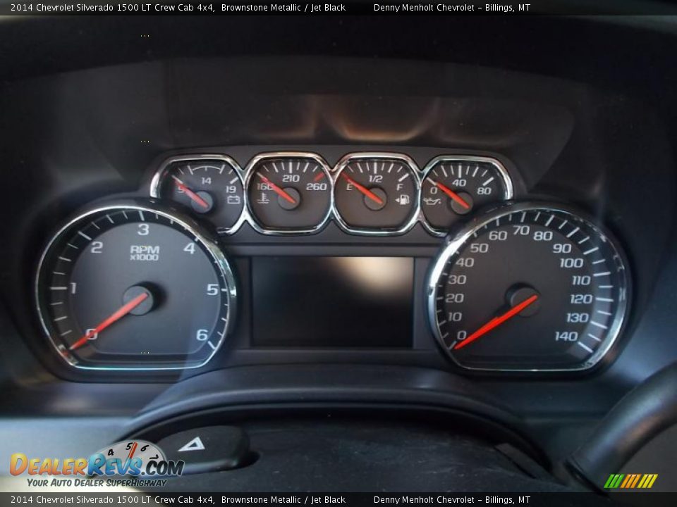 2014 Chevrolet Silverado 1500 LT Crew Cab 4x4 Brownstone Metallic / Jet Black Photo #15