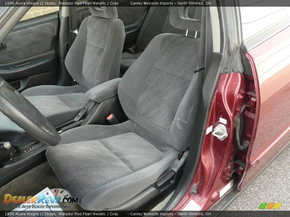 1996 Acura Integra LS Sedan Matador Red Pearl Metallic / Gray Photo #20