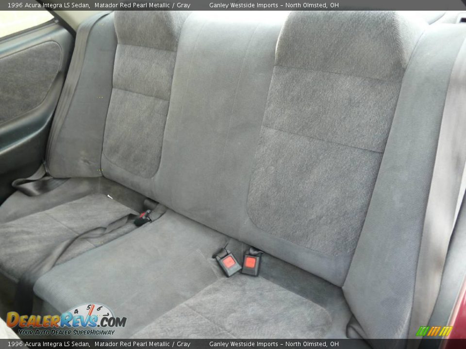 1996 Acura Integra LS Sedan Matador Red Pearl Metallic / Gray Photo #21