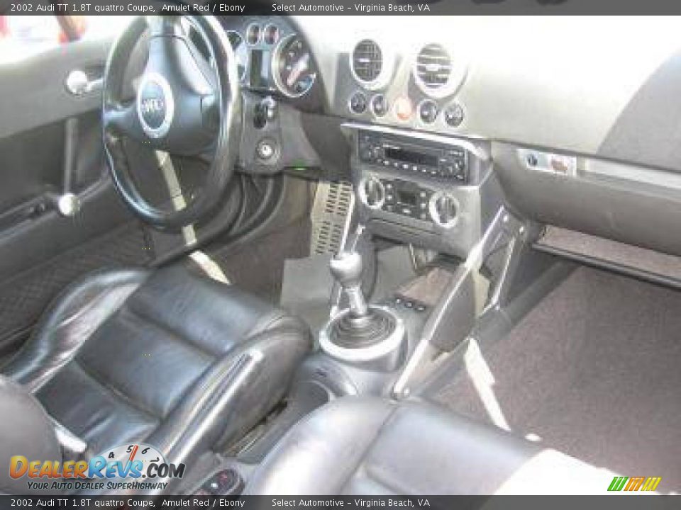 2002 Audi TT 1.8T quattro Coupe Amulet Red / Ebony Photo #3