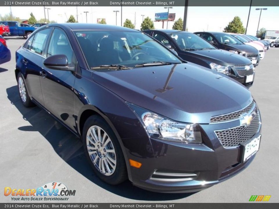 2014 Chevrolet Cruze Eco Blue Ray Metallic / Jet Black Photo #1