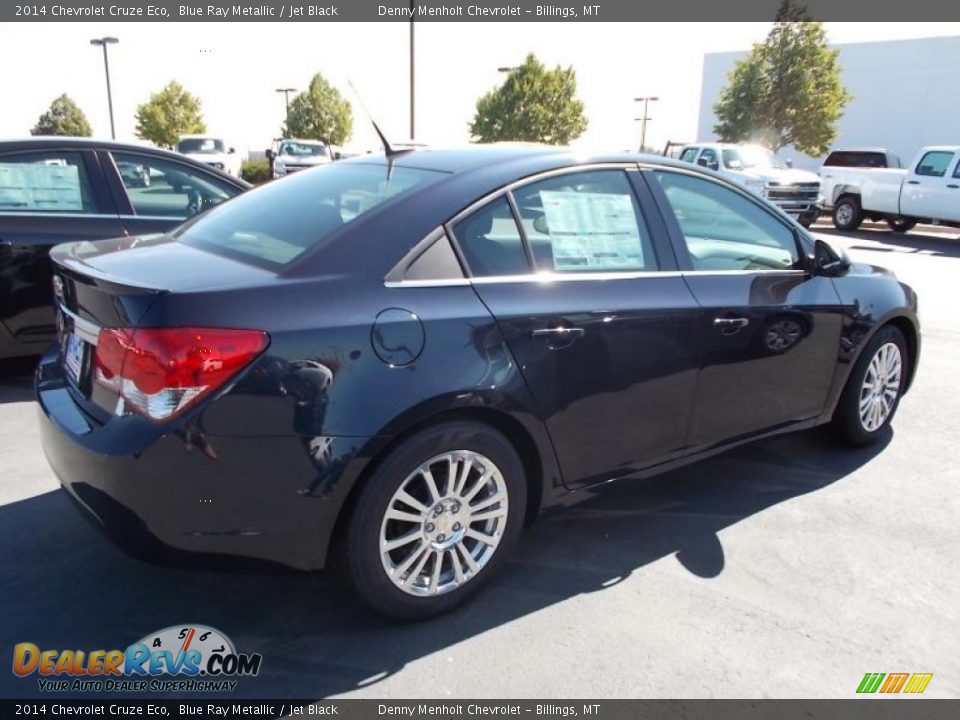 2014 Chevrolet Cruze Eco Blue Ray Metallic / Jet Black Photo #2