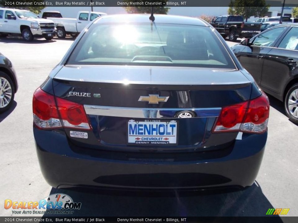 2014 Chevrolet Cruze Eco Blue Ray Metallic / Jet Black Photo #3