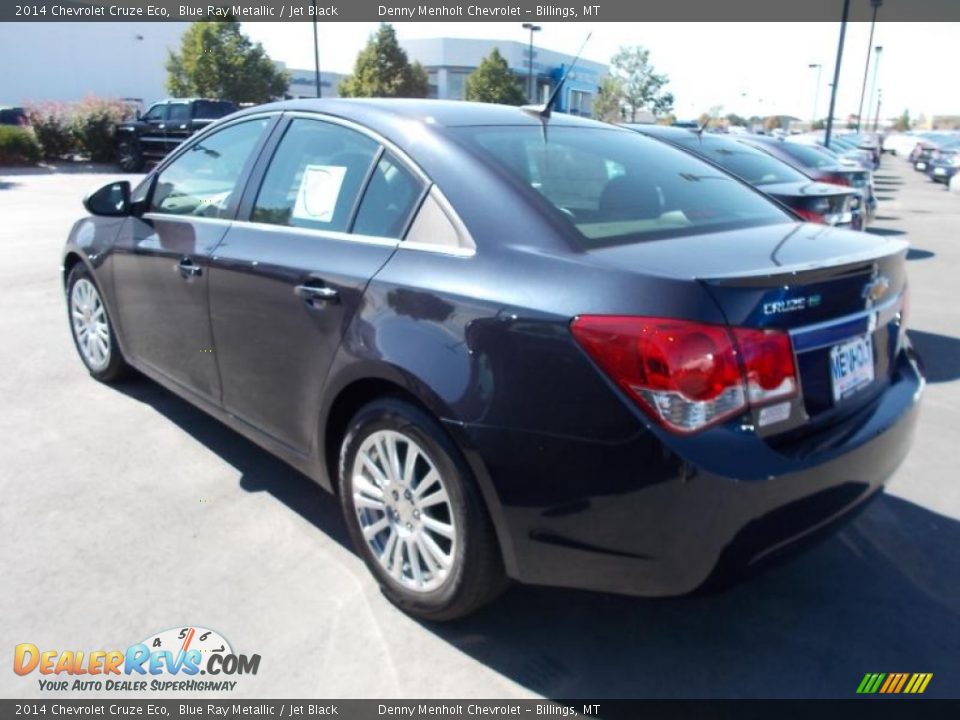 2014 Chevrolet Cruze Eco Blue Ray Metallic / Jet Black Photo #4