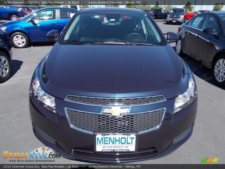 2014 Chevrolet Cruze Eco Blue Ray Metallic / Jet Black Photo #6
