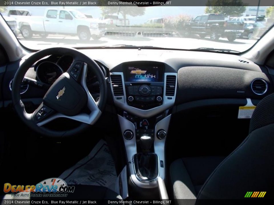 2014 Chevrolet Cruze Eco Blue Ray Metallic / Jet Black Photo #8