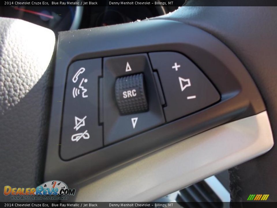 2014 Chevrolet Cruze Eco Blue Ray Metallic / Jet Black Photo #14