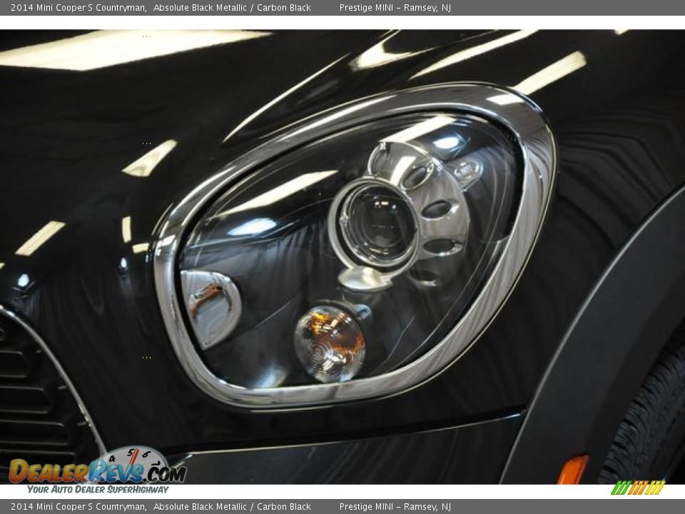 2014 Mini Cooper S Countryman Absolute Black Metallic / Carbon Black Photo #2