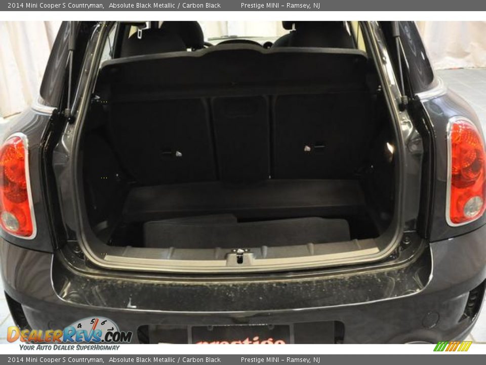 2014 Mini Cooper S Countryman Absolute Black Metallic / Carbon Black Photo #17