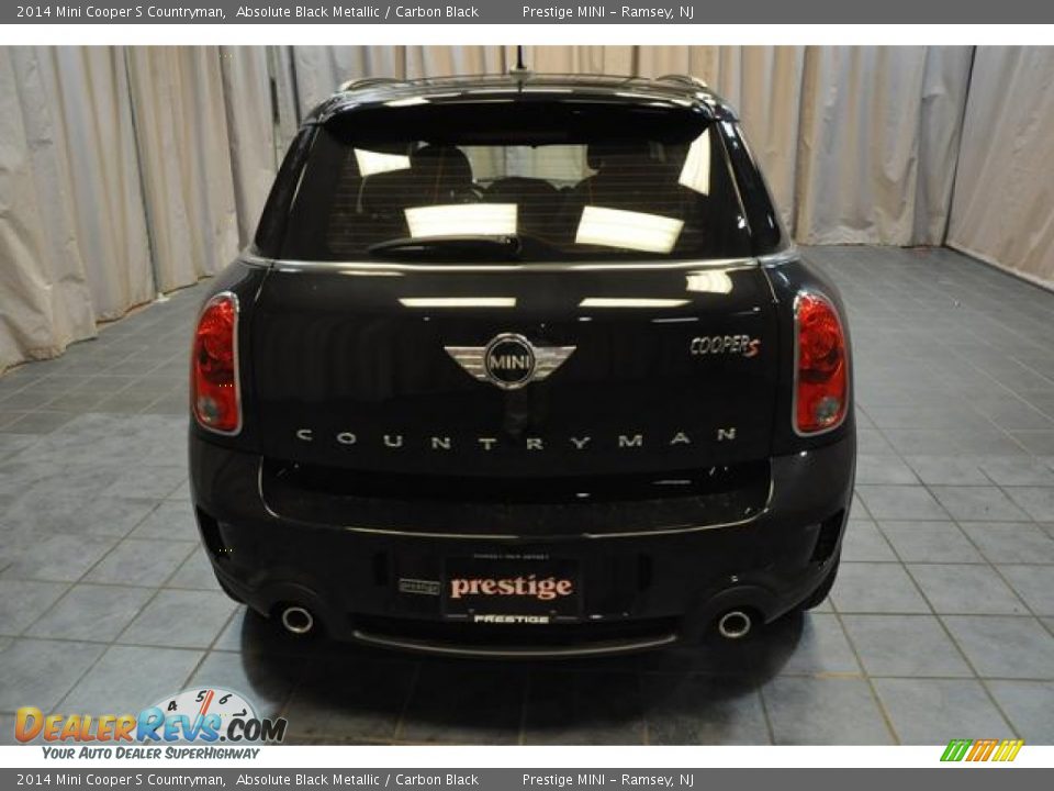 2014 Mini Cooper S Countryman Absolute Black Metallic / Carbon Black Photo #18