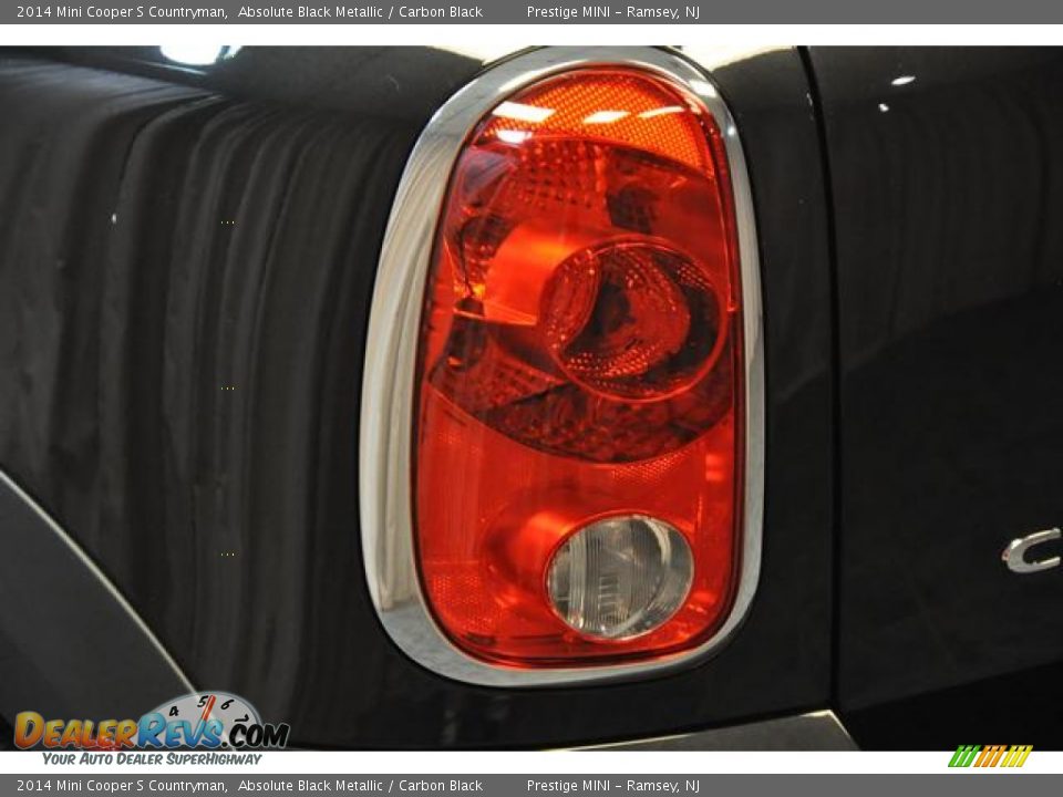 2014 Mini Cooper S Countryman Absolute Black Metallic / Carbon Black Photo #20