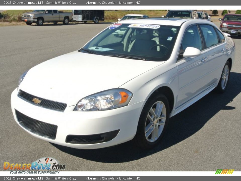 2013 Chevrolet Impala LTZ Summit White / Gray Photo #2