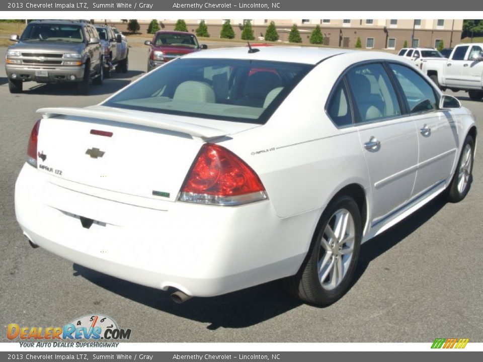 2013 Chevrolet Impala LTZ Summit White / Gray Photo #5