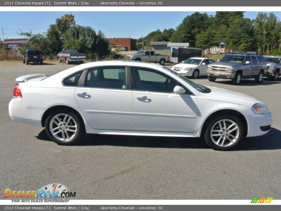 2013 Chevrolet Impala LTZ Summit White / Gray Photo #6