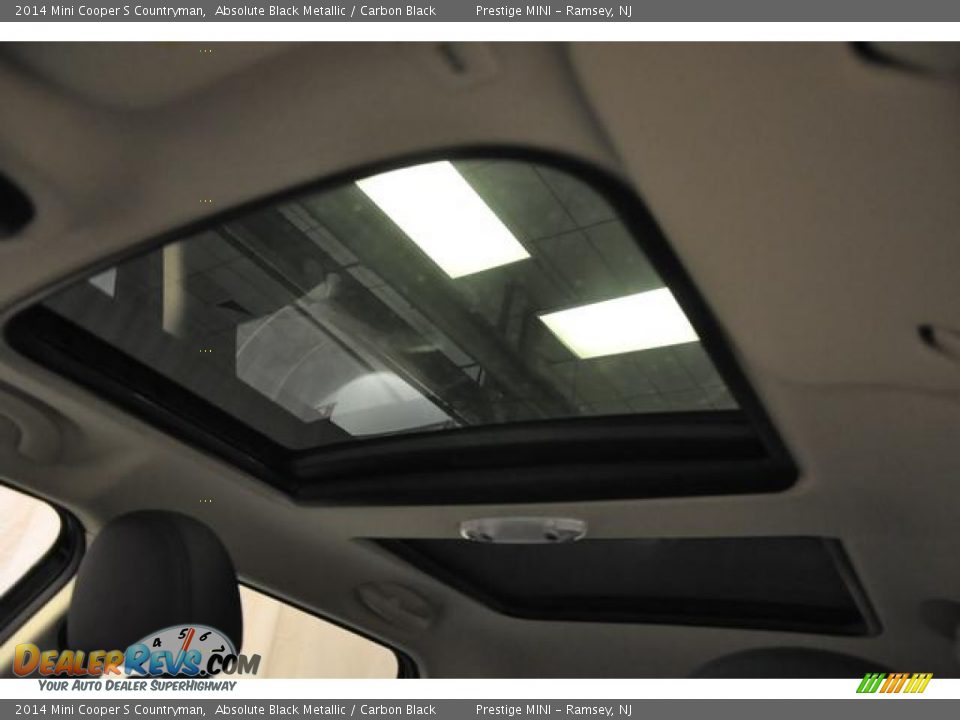 2014 Mini Cooper S Countryman Absolute Black Metallic / Carbon Black Photo #27