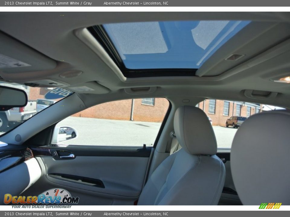 2013 Chevrolet Impala LTZ Summit White / Gray Photo #12