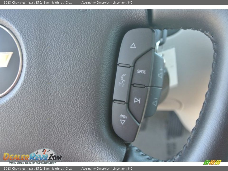 2013 Chevrolet Impala LTZ Summit White / Gray Photo #15