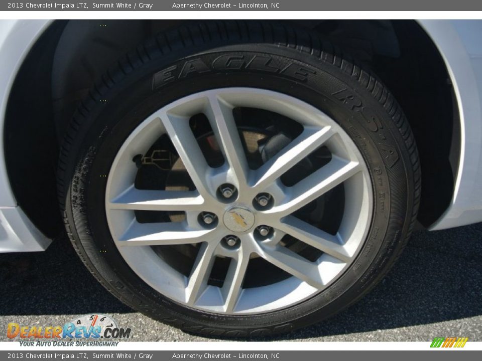 2013 Chevrolet Impala LTZ Summit White / Gray Photo #26