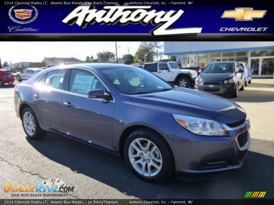 2014 Chevrolet Malibu LT Atlantis Blue Metallic / Jet Black/Titanium Photo #1