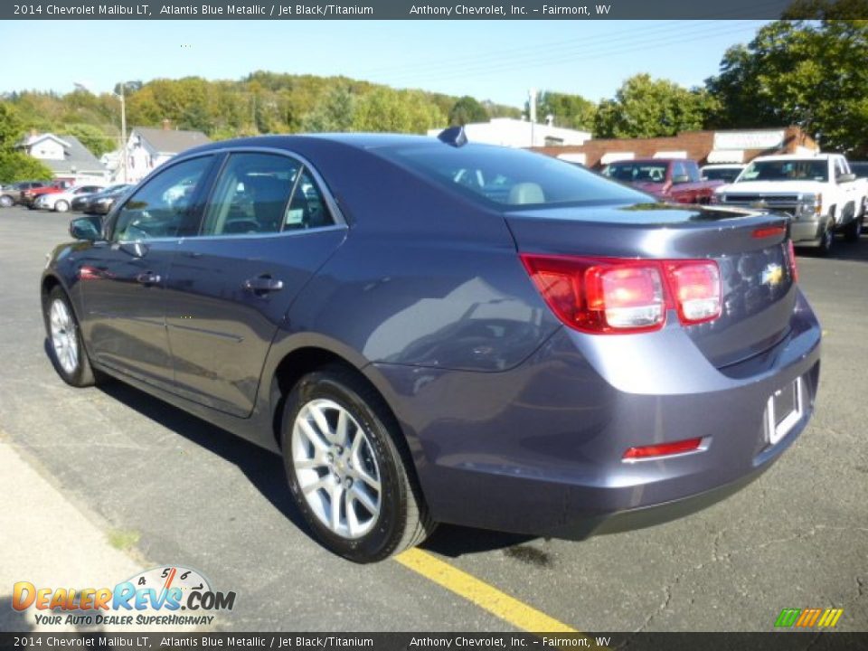2014 Chevrolet Malibu LT Atlantis Blue Metallic / Jet Black/Titanium Photo #5