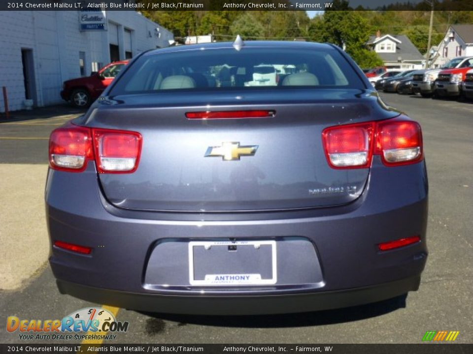 2014 Chevrolet Malibu LT Atlantis Blue Metallic / Jet Black/Titanium Photo #6