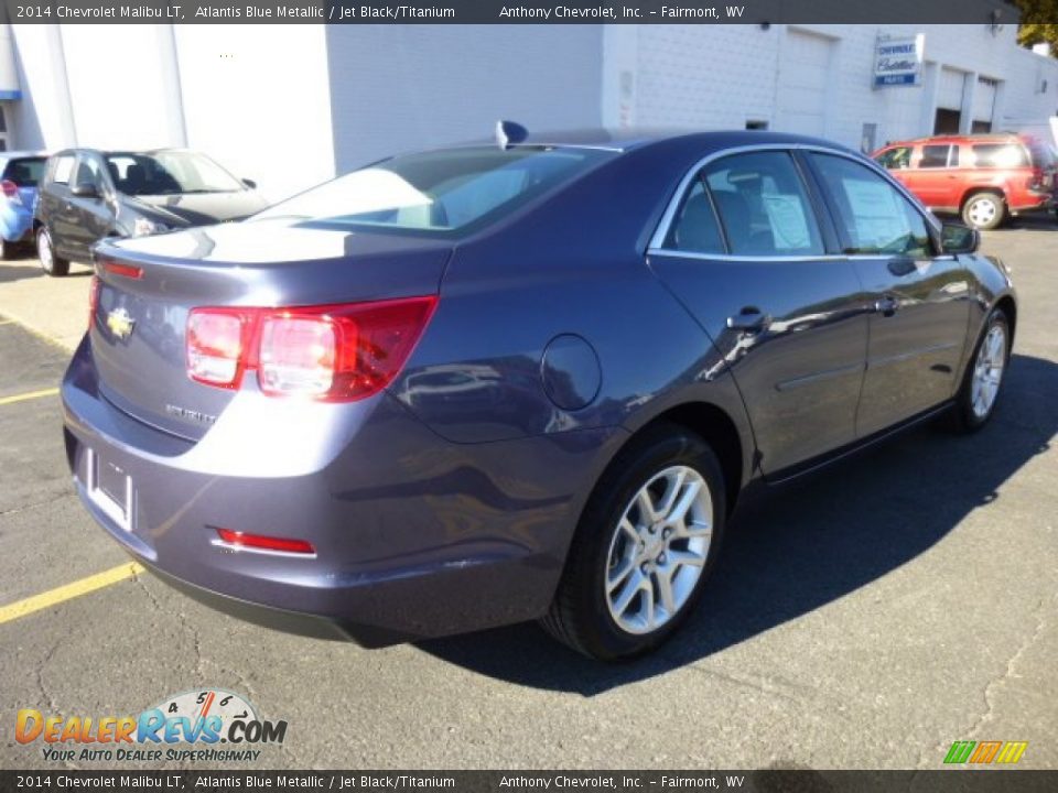 2014 Chevrolet Malibu LT Atlantis Blue Metallic / Jet Black/Titanium Photo #7
