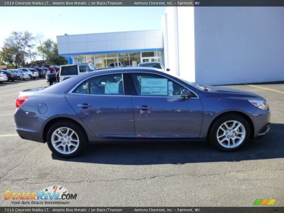 2014 Chevrolet Malibu LT Atlantis Blue Metallic / Jet Black/Titanium Photo #8