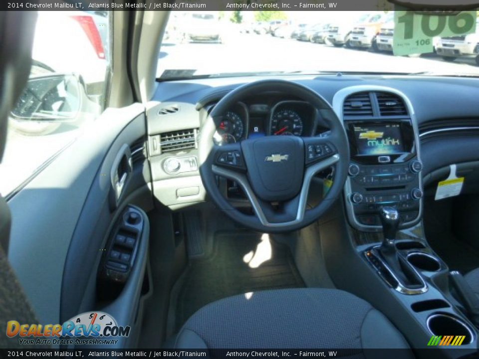 2014 Chevrolet Malibu LT Atlantis Blue Metallic / Jet Black/Titanium Photo #13