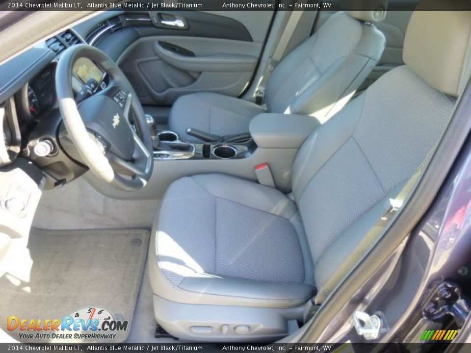 2014 Chevrolet Malibu LT Atlantis Blue Metallic / Jet Black/Titanium Photo #14