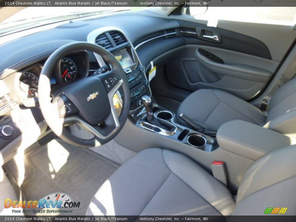 Jet Black/Titanium Interior - 2014 Chevrolet Malibu LT Photo #15