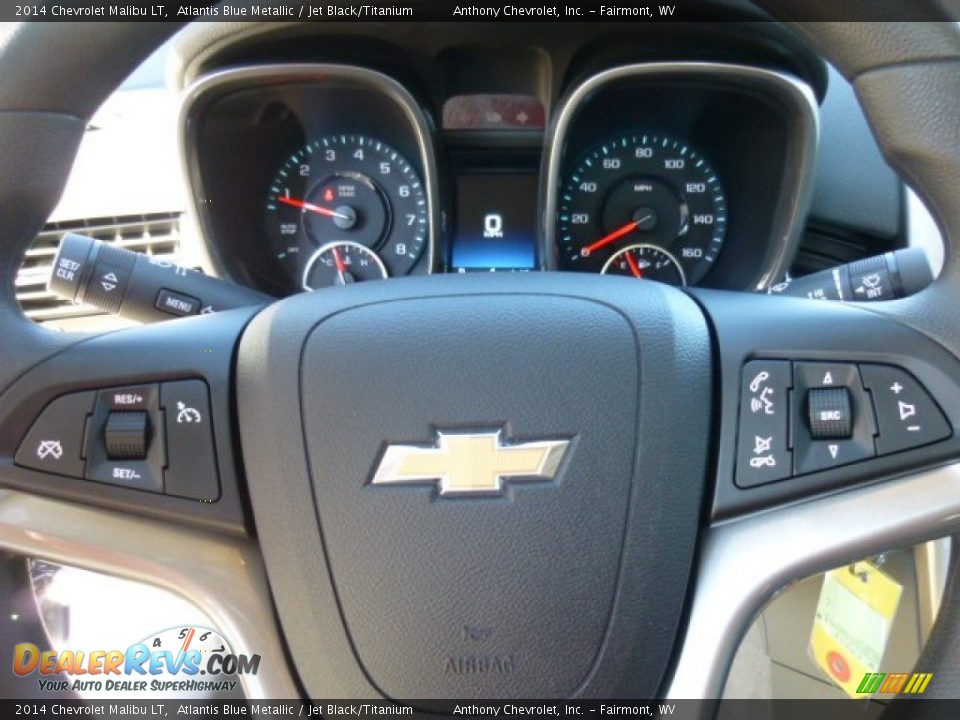 2014 Chevrolet Malibu LT Atlantis Blue Metallic / Jet Black/Titanium Photo #17