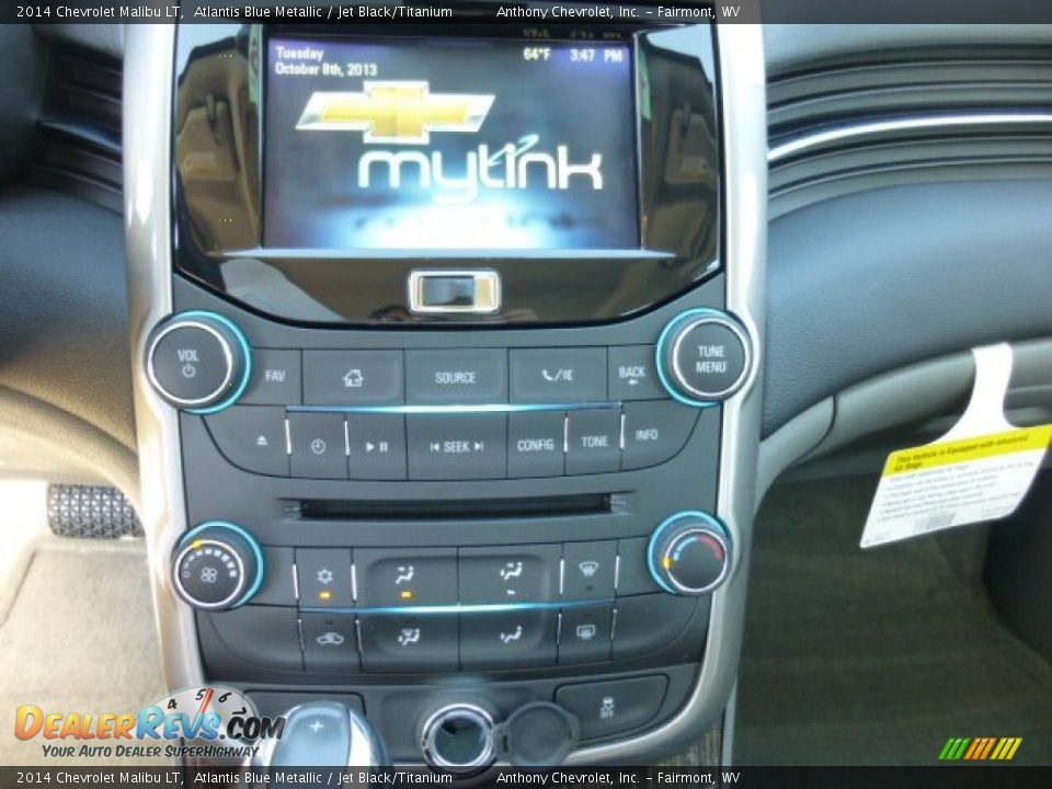 2014 Chevrolet Malibu LT Atlantis Blue Metallic / Jet Black/Titanium Photo #19