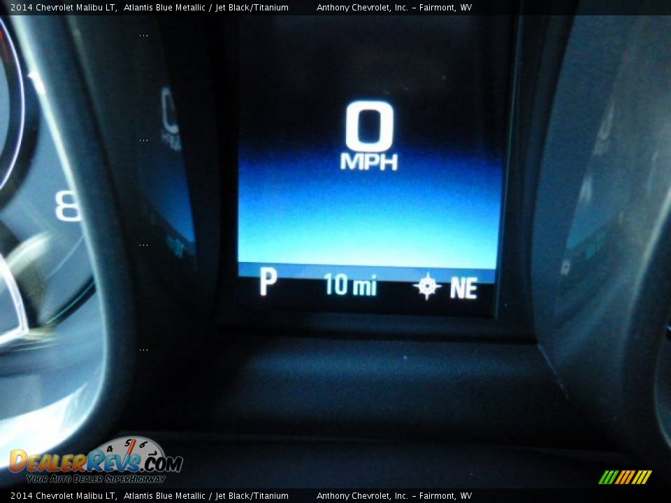 2014 Chevrolet Malibu LT Atlantis Blue Metallic / Jet Black/Titanium Photo #20