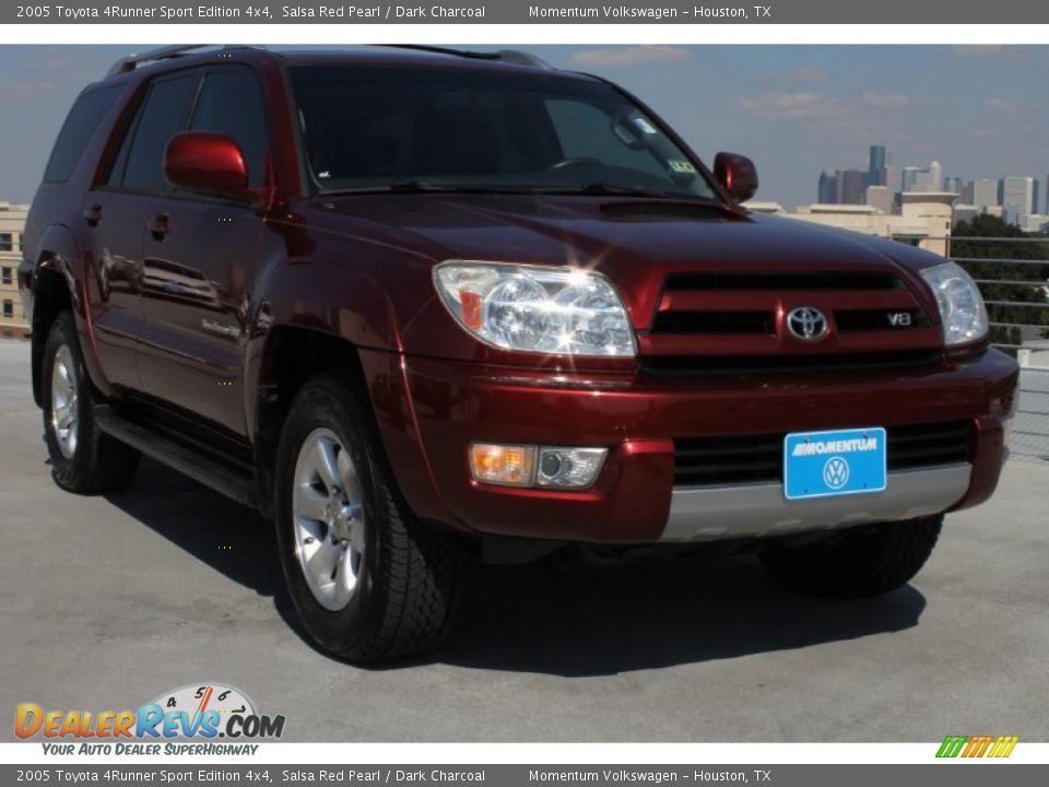 2005 Toyota 4Runner Sport Edition 4x4 Salsa Red Pearl / Dark Charcoal Photo #1