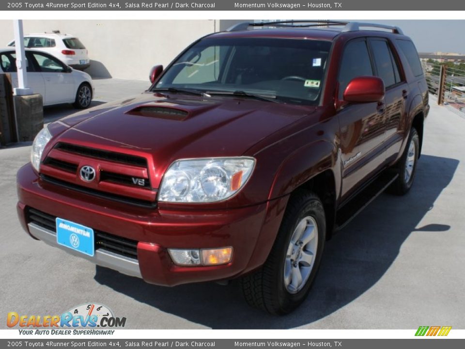 2005 Toyota 4Runner Sport Edition 4x4 Salsa Red Pearl / Dark Charcoal Photo #3