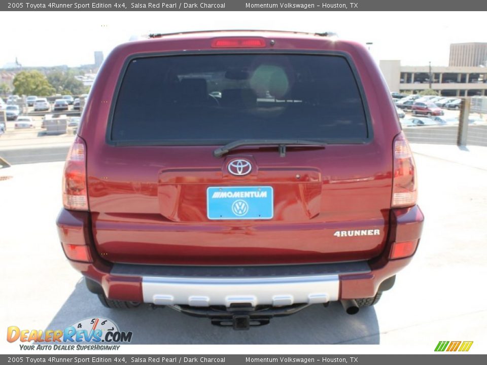 2005 Toyota 4Runner Sport Edition 4x4 Salsa Red Pearl / Dark Charcoal Photo #8