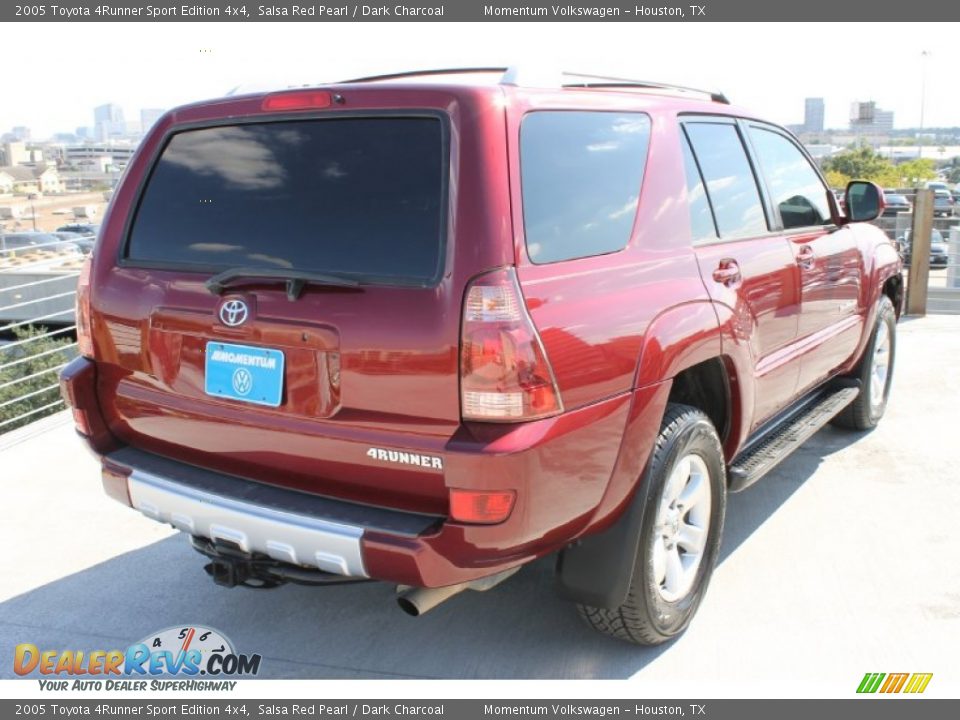 2005 Toyota 4Runner Sport Edition 4x4 Salsa Red Pearl / Dark Charcoal Photo #9
