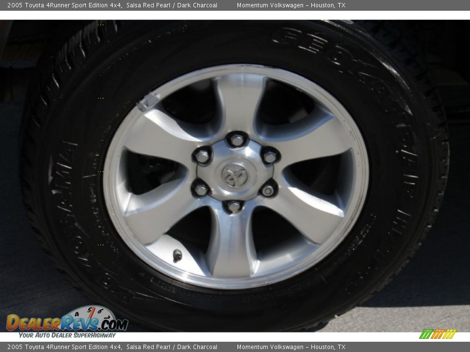 2005 Toyota 4Runner Sport Edition 4x4 Salsa Red Pearl / Dark Charcoal Photo #10