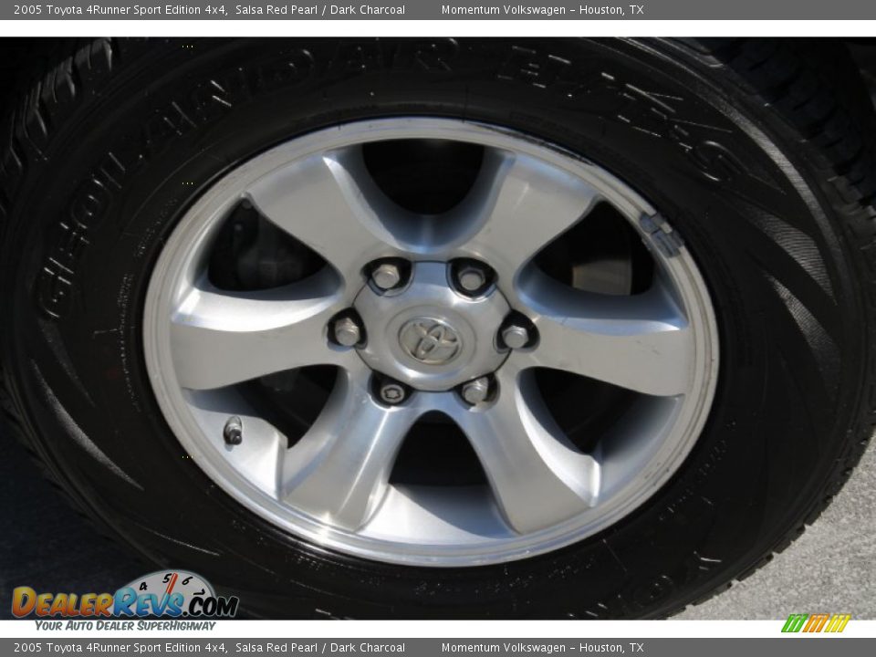 2005 Toyota 4Runner Sport Edition 4x4 Salsa Red Pearl / Dark Charcoal Photo #12